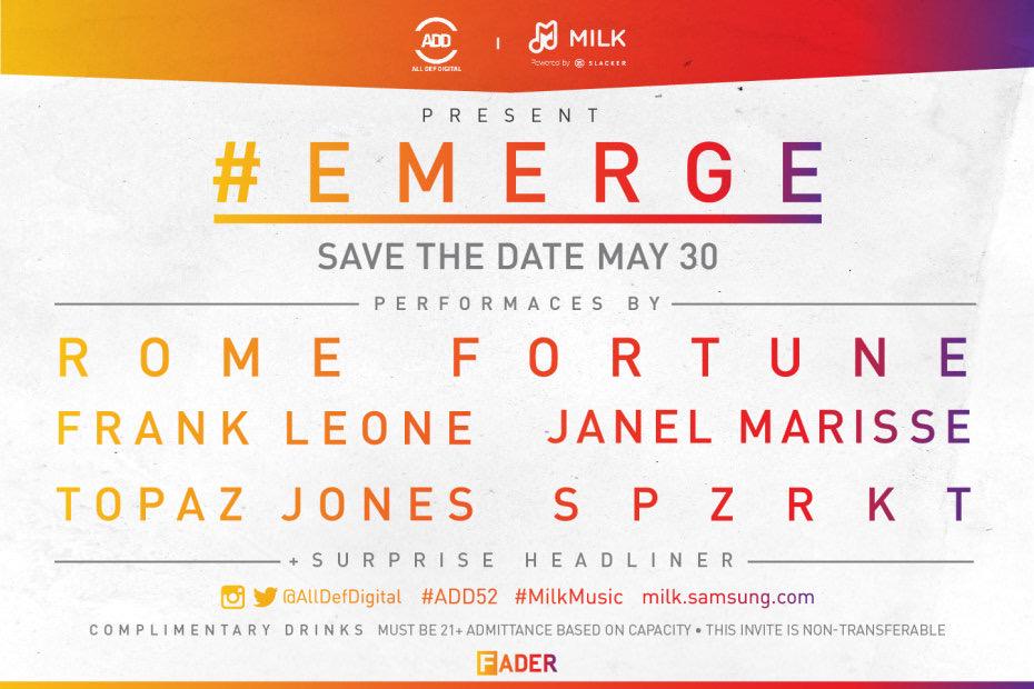 Travis Scott, OG Maco, &amp; more to headline #EMERGE on Saturday, 5/30 goo.gl/58aFUX