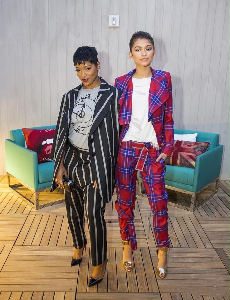 heyiamadetutu's tweet photo. #fashiondolls #beautiful #Lovely #lookingdope. @Zendaya both of you just took fashion to the next level. Kisses😍😘😘😍 http://t.co/zRvL6JvCJf