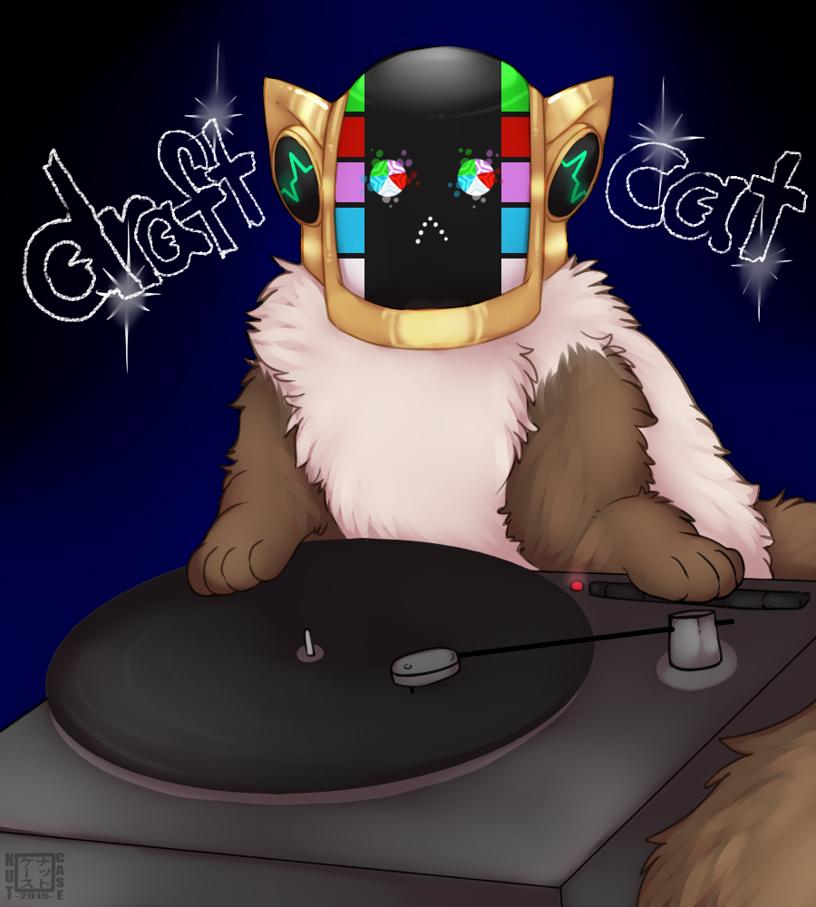 nutcaseart's tweet photo. DRAFT CAT for @PentaChills cause you know it's awesome! #hextcg @HexTCG #HexCat http://t.co/q2hwD5Gbny