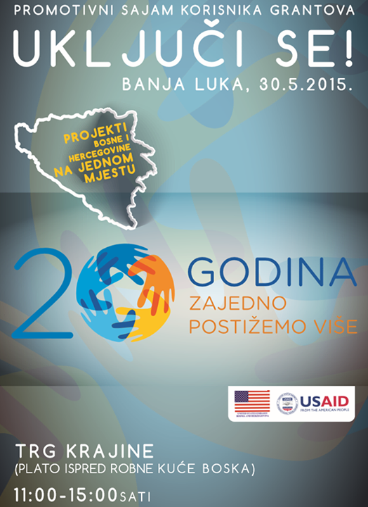 MaStaAgency's tweet photo. Tomorrow, we celebrate good results of @USEmbassySJJ Grantees. Join us in front of Boska, we are starting at 11 AM. http://t.co/5wi95V1pkL