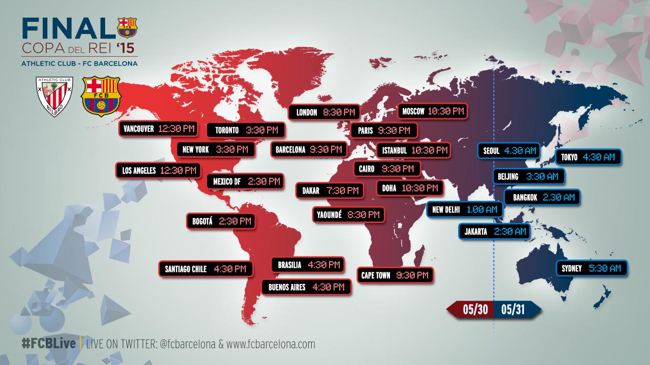 Fc Barcelona Tv Guide When Amp Where To Watch Spanish Cup Final Athletic Club V Fcbarcelona Http T Co Vfao90rfhb Copafcb Http T Co L90zuyzfbw Twitter