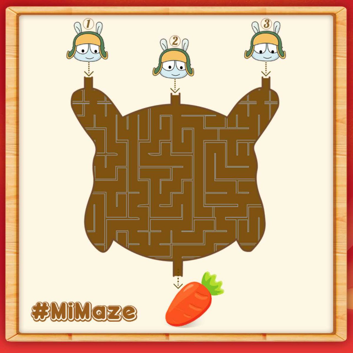 XiaomiIndia's tweet photo. #MiBunny is in search for his energy bar! Play Mi Maze and help him out :) #MiFun http://t.co/kEJhfLSLTQ