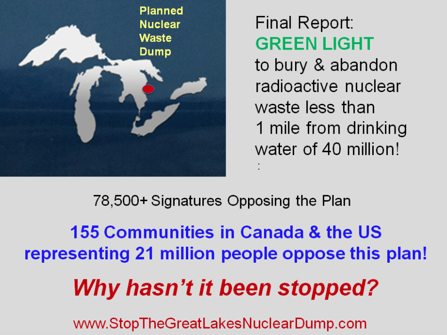<a href="/KellyRowan/">kelly rowan</a>  Pls SIGN TODAY to STOP the #GreatLakes #nuclear dump: gopetition.com/petitions/stop…