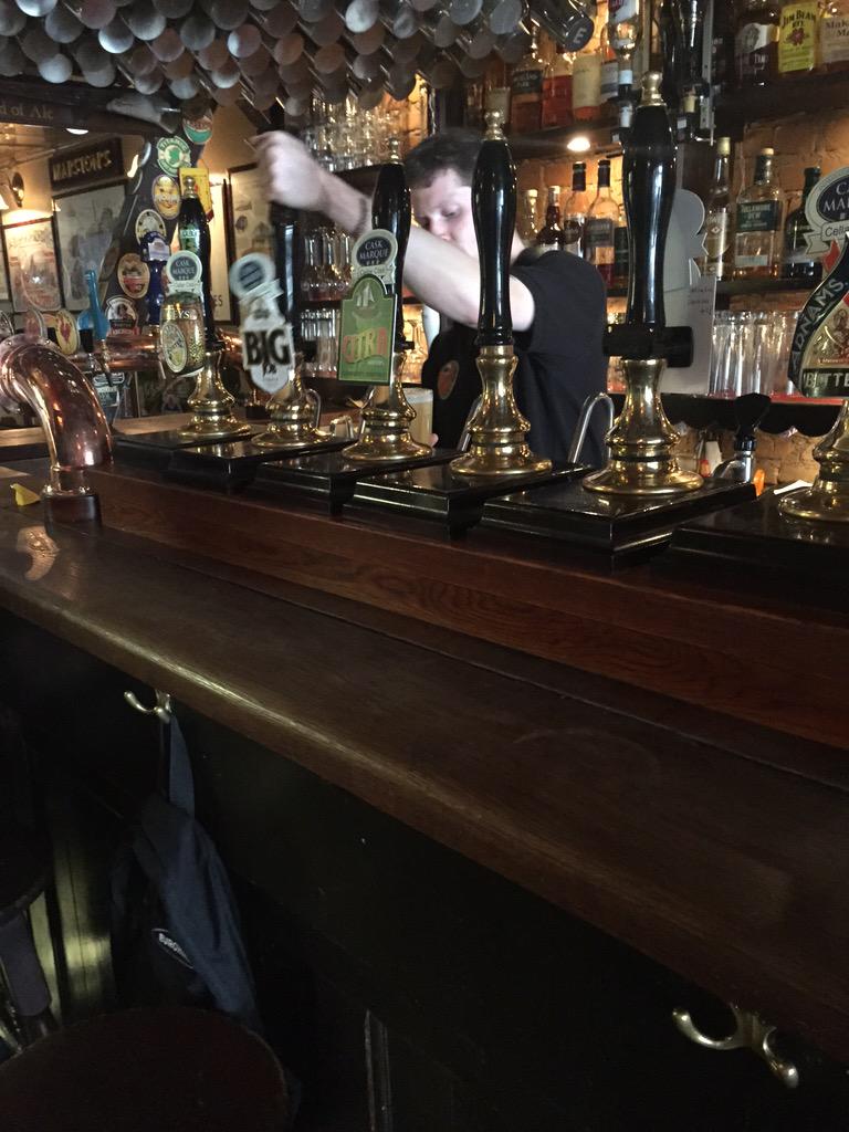 RealAleBloke's tweet photo. First beer today! CITRA (3.9%) by @crouchvale here @charlieskbh Copenhagen, sister bar of my fav bar in Aalborg
🍺👍😊 http://t.co/QMzX3zuQKZ