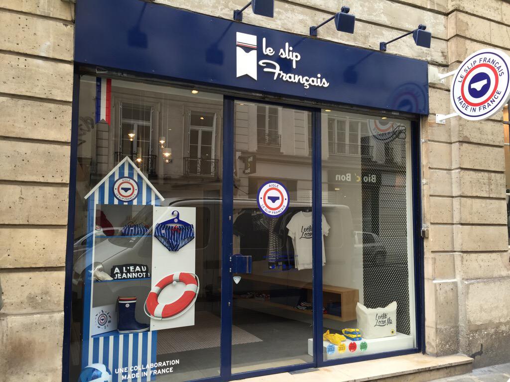 LeSlipFrancais's tweet photo. La collab @aiglefr x @LeSlipFrancais est arrivée au temple du Slip ! #templeduslip #aleaujeannot http://t.co/slal3TmqIv