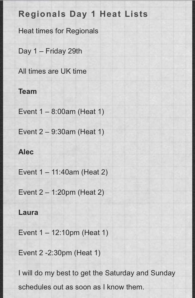 TeamCFBath's tweet image. The Team have already smashed their first 2 events this morning. Al's up next at 11:40 and Laura at 12:10 #OneFamily
