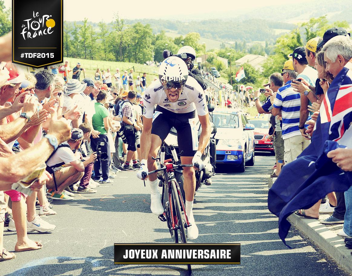 Tour De France Joyeux Anniversaire Thibautpinot Vainqueur Du Maillot Blanc Opticienskrys Happy Birthday To Thibautpinot Http T Co Whf9pjy66k