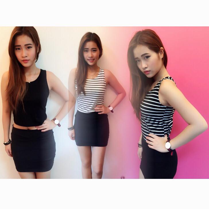 theblackarray's tweet image. Crop tops in 3 colours at only $12.90 !
