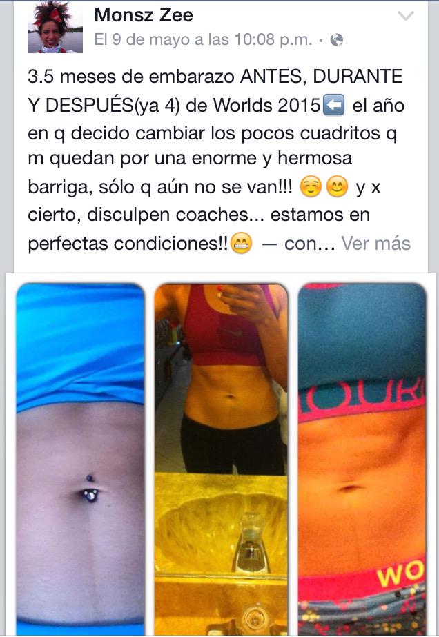CheerProMx's tweet photo. TIPICO: te vas al Worlds embarazada..!! Por Dios que estupidez http://t.co/ZAzNIsvVks