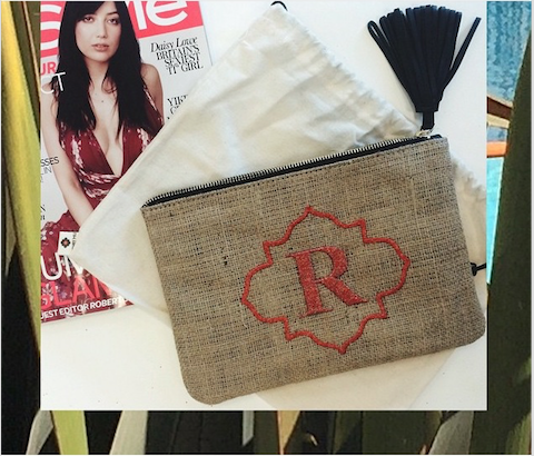 5thHousePR's tweet image. .@RobynKotze at @instyle_UK with her beautiful personalised @MehryMu clutch... Perfect for upcoming summer days!