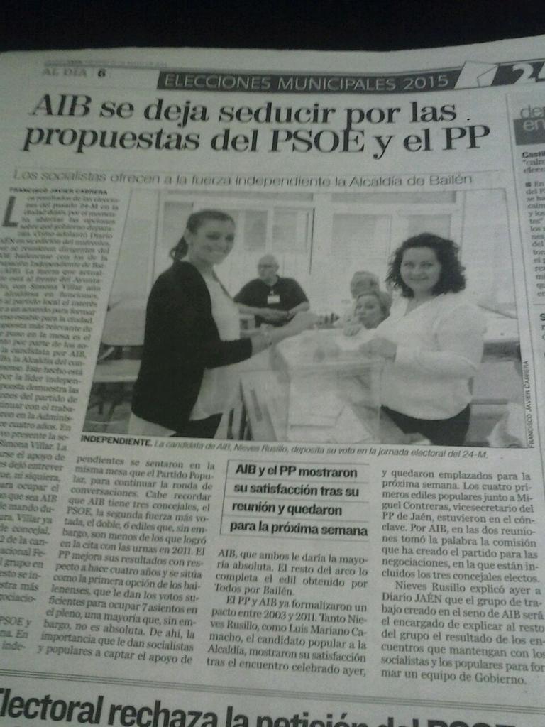 nievesrusillo's tweet photo. Seguimos con las negociaciones http://t.co/PlWaYTQQva