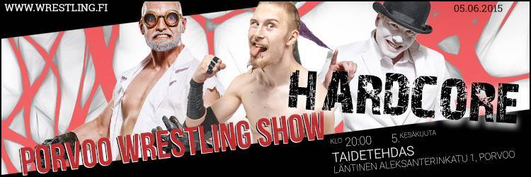 fcfwrestling's tweet photo. Vili Luupää, @triioni &amp; HC Andersen tuovat EXTREMEÄ Porvoon Taidetehtaaseen Hardcore-kolminottelussa! #urbcult http://t.co/DG1leMvKNO