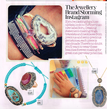 5thHousePR's tweet image. Beautiful @SoruJewellery in this weeks @Lookmagazine - make sure you give the brand taking over Instagram a follow