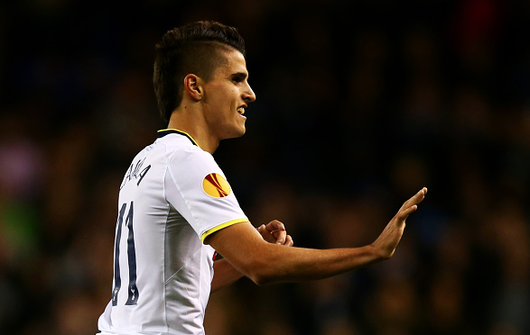 HotspurRelated's tweet photo. Congratulations Erik Lamela! The Tottenham wingers 'rabona' goal has been named Europa League goal of the season. http://t.co/f3DepETTXR