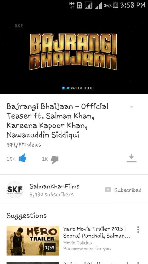 premi9's tweet photo. @kabirkhankk sirN @BBThisEid
 Need some voice to 
Tuch 10M b4 #24Hours 
#AwesomeResponseToBBTeaser http://t.co/K48f5Bmxkj