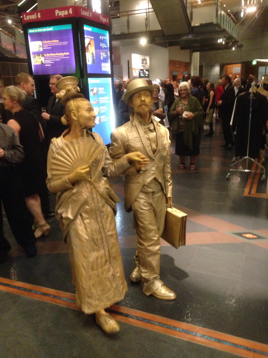 HFlammable's tweet image. Woah! Our Costume team has built some amazing new Victorian Statues! That detail is mind blowing.