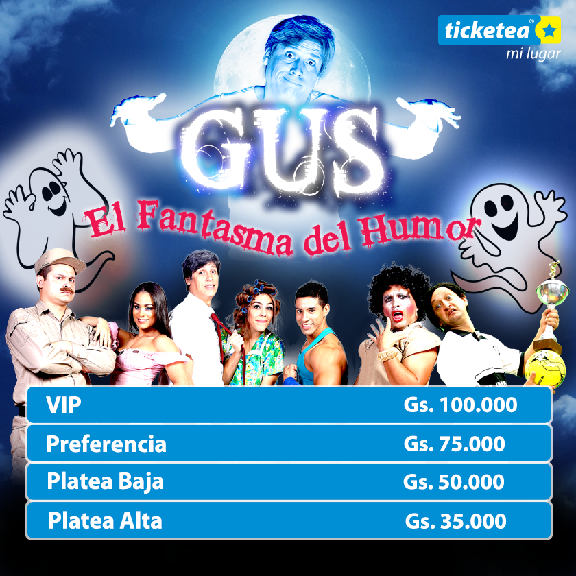 TicketeaPy's tweet photo. ¡ÚLTIMAS FUNCIONES! @guselfantasma

Comprá tu entrada desde Gs. 35.000 :D

Sábado y domingo | Teatro Latino http://t.co/5pgjQqwNNw