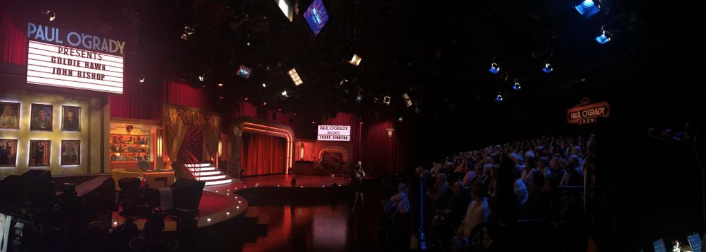 The audience are in. It's nearly time for the final show! Live at 5pm at @ITV #POGshow
