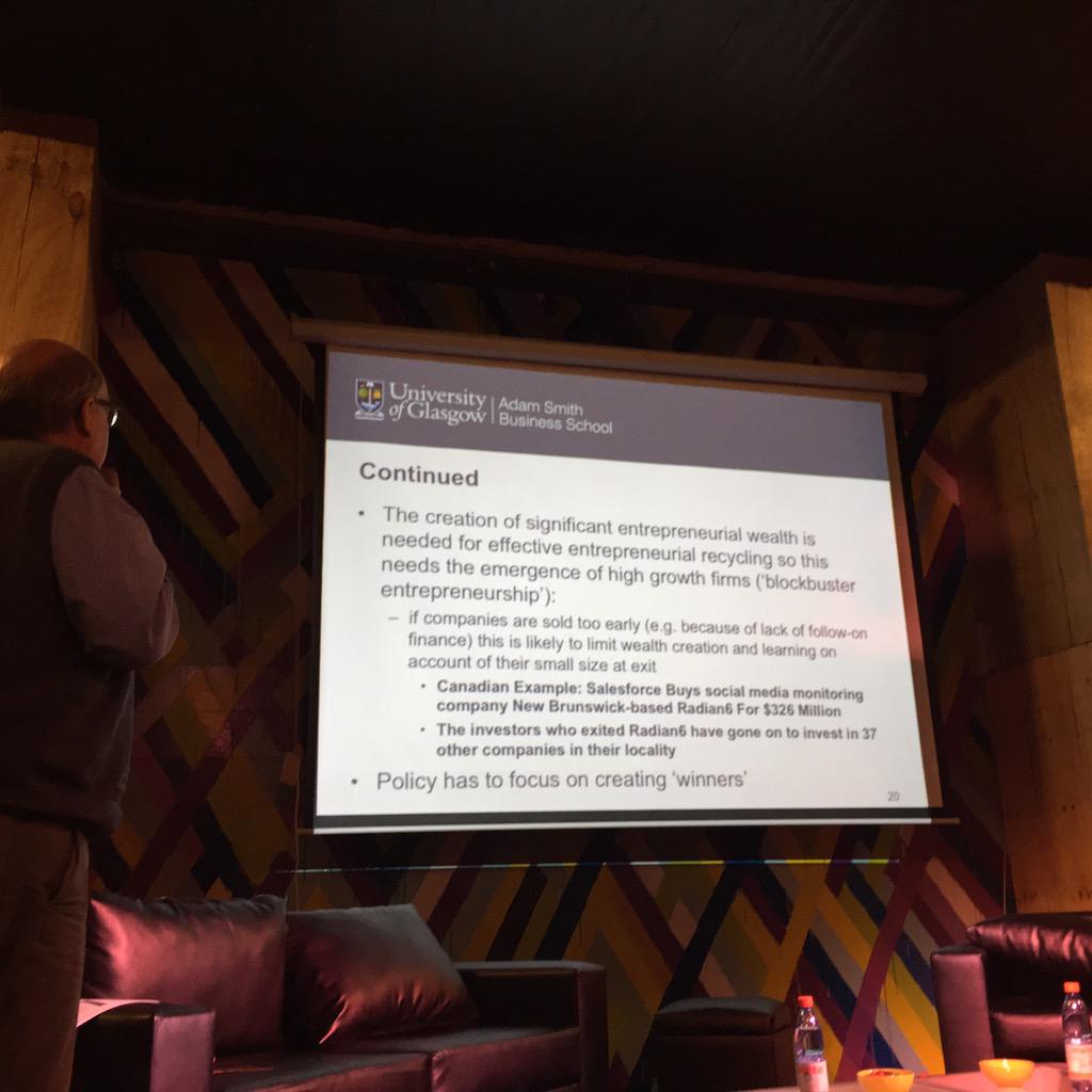 Entrepreneurial recycling. Firms sold prematurely, limitation to wealth creation.#5STProdem <a href="/RoblesSusanaro/">Susana Garcia Robles</a>