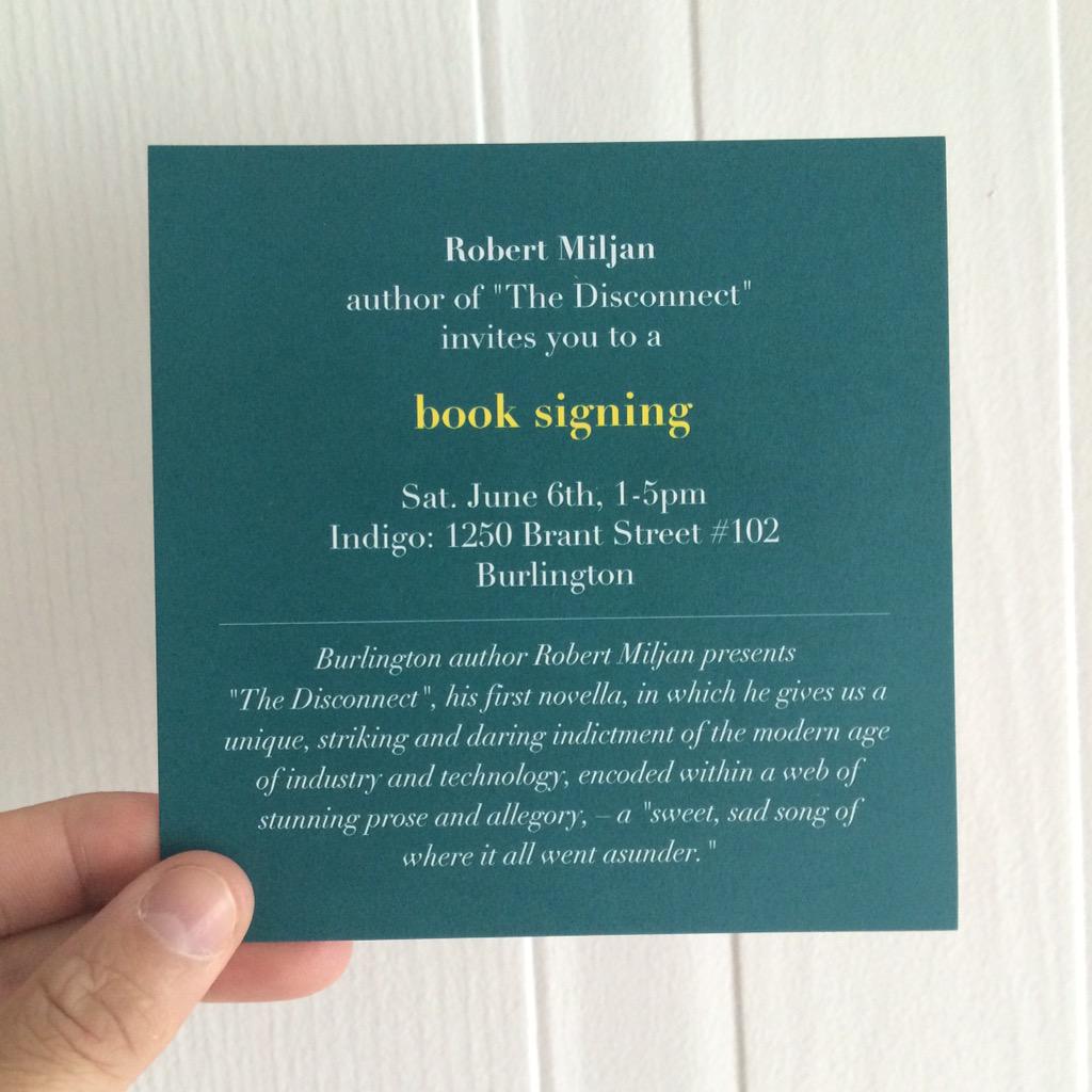 MiljanRobert's tweet photo. Got the invites to my upcoming book signing. I'm very pleased!!! http://t.co/oFDGuuzEwB
