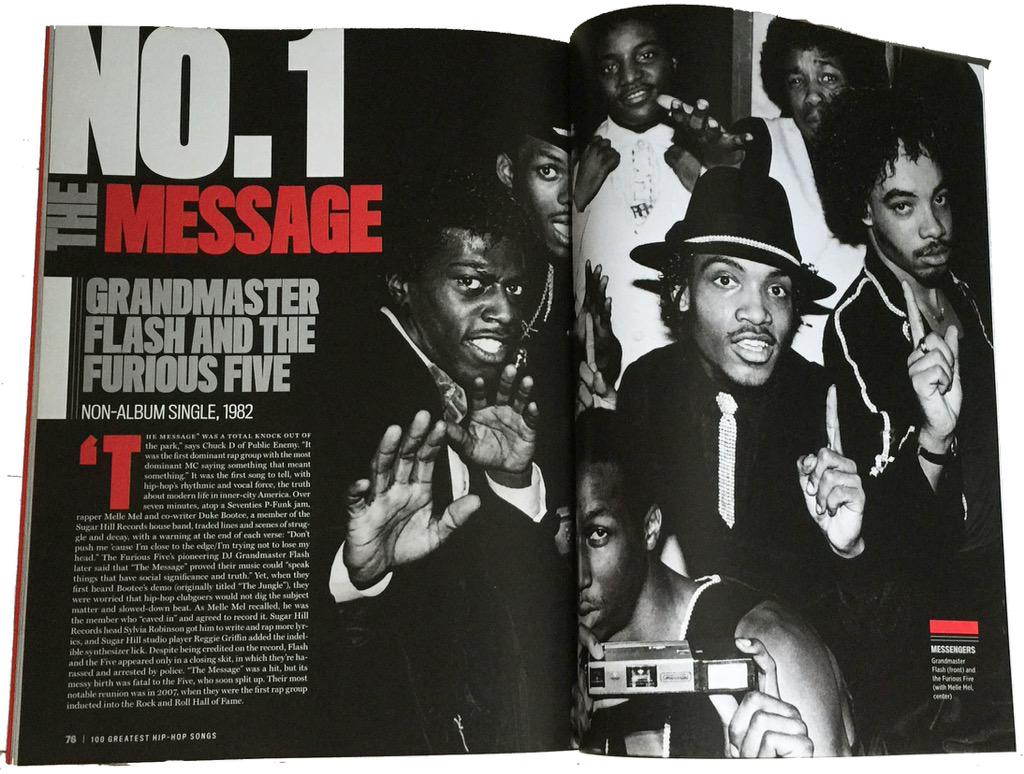 GRANDMASTER FLASH & FURIOUS FIVE greatest message's ( hip hop )