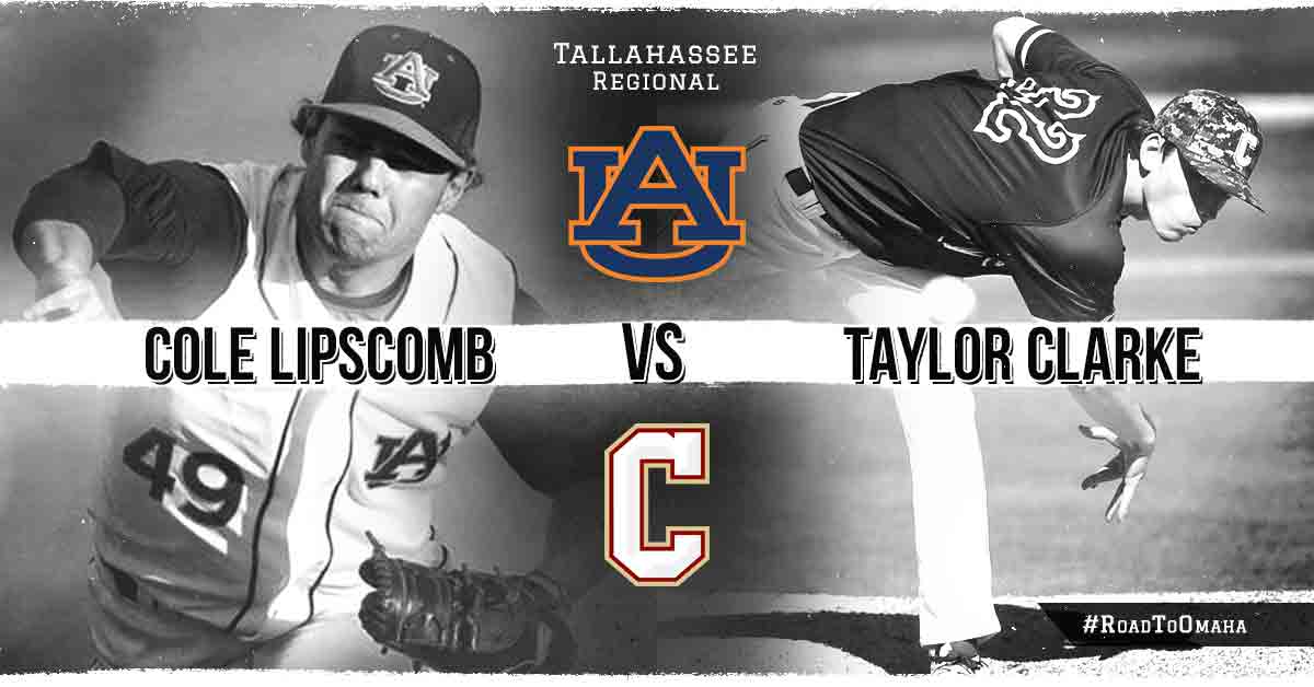 NCAABaseball's tweet image. Here we go...

Auburn vs. Charleston 
Lipscomb vs. Clarke

Watch Now: es.pn/ST7GM1