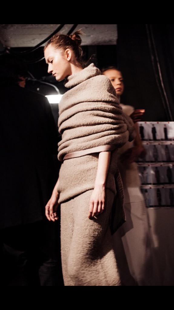 BaseTrendUK's tweet image. Backstage at Joseph AW15 | Photography by Chloé Le Drezen