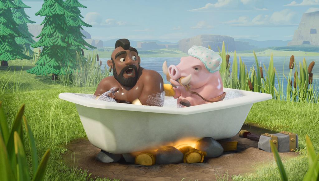 ClashofClans's tweet photo. Answer Hog Rider's call! Submit a vid &amp; you could win gems for your entire clan! Details: http://t.co/5bqKqcQgz7 🐗🐗🐗 http://t.co/d5Xw1BMHdz