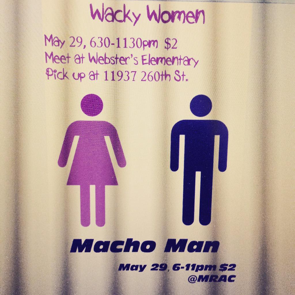 philbenmorgen's tweet photo. This is tonight!
#mracyouth #machoman #wackywomen #bringsomeone http://t.co/jEcqghXLYp