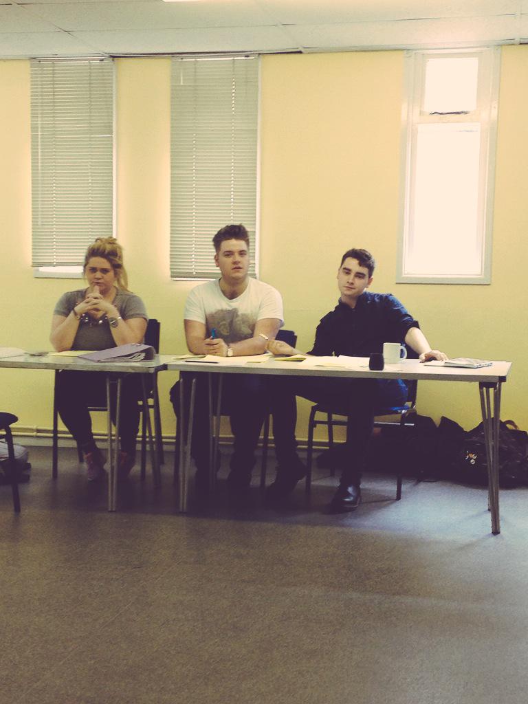 Artboxtheatre's tweet image. We went all Britain's got talent in rehearsals today! Can you guess who's who? #3directors  #BGT what a great day!