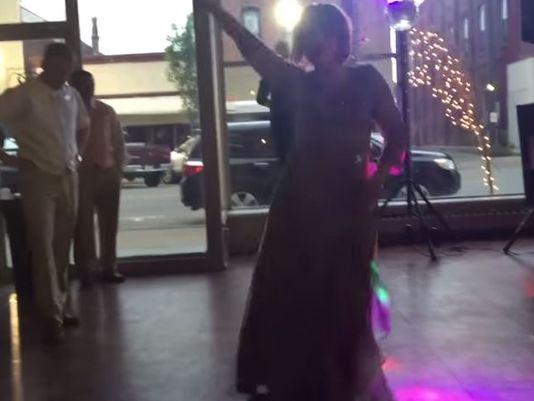 argusleader's tweet photo. The mother-son dance-off video is great. The story behind it by @JillCallison is even better. http://t.co/IwbvUyVsJL http://t.co/tDZ1jwLCWL
