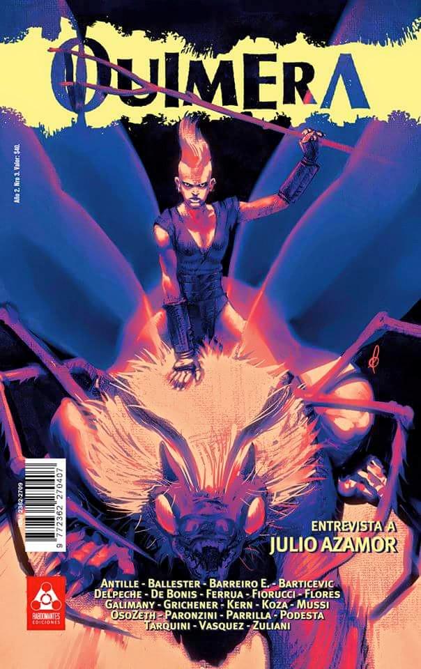 En 15 días Quimera #3. ¡Más paginas y nuevas historias! Ilustración de portada Pato Delpeche: