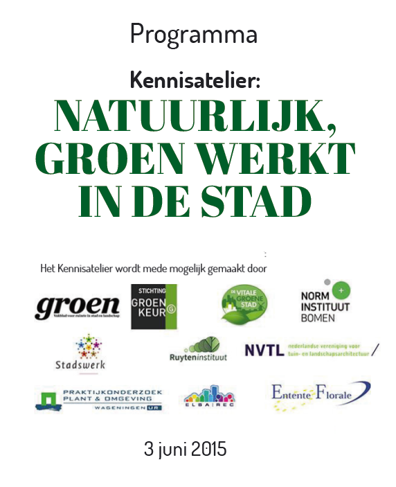 SteenbreekNL's tweet photo. Voor het kennisatelier 'Natuurlijk, groen werkt in de stad' zijn nog plekken beschikbaar http://t.co/qzkk59gpup http://t.co/kmDP3FYYFp