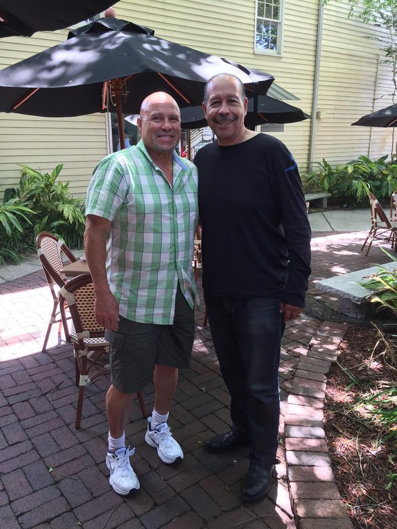 LanceENichols's tweet photo. Me and my longtime friend Glen Ferdinand. First met him when we were TEENS! #likeabrothertome http://t.co/7lCu2DeAUP