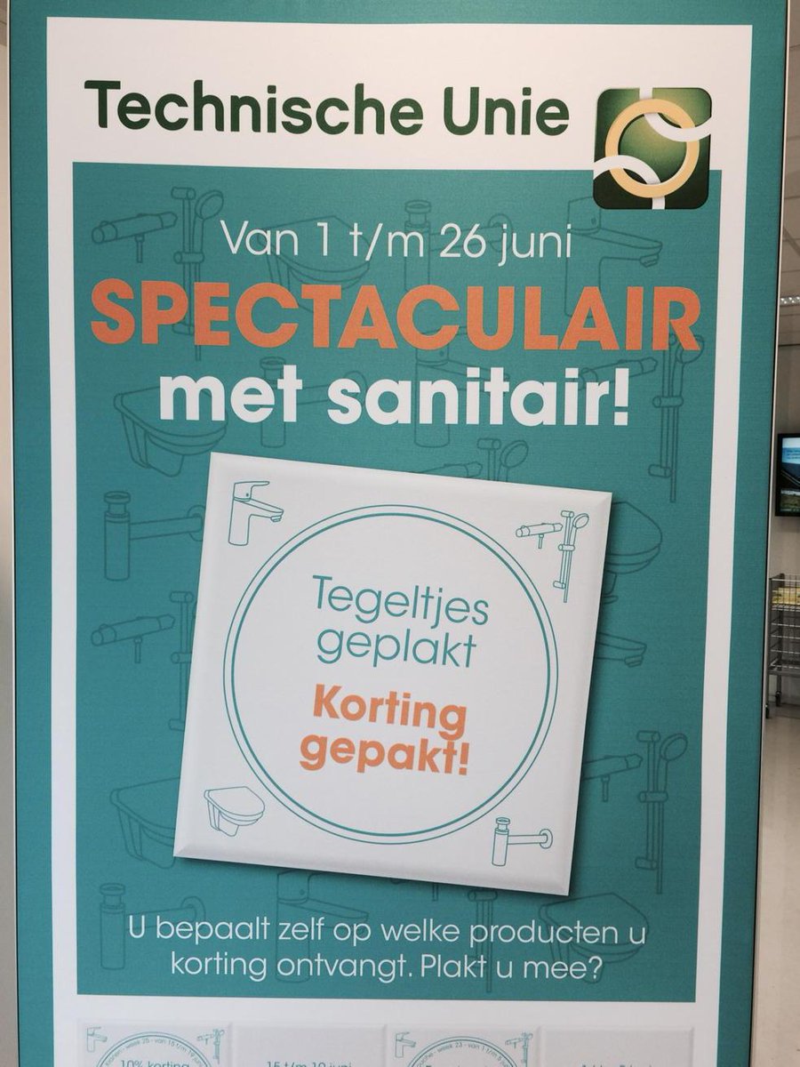 Komt u ook stickers plakken?