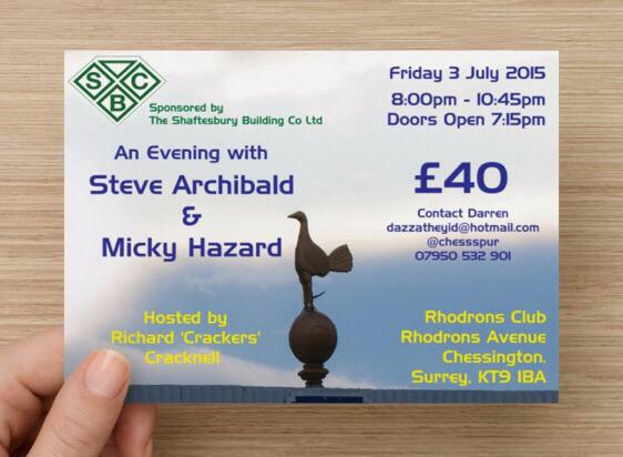 naomi_gabrielle's tweet photo. FIVE WEEKS TODAY!!!!!! Can't wait! It's going to be a top night with @SteveArchibald8 and @1MickyHazard!! #legends http://t.co/ptUiZoHKy9
