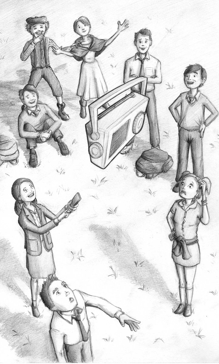 PadHawkins's tweet photo. New artwork for 'Spooks', fourth book in the 'Zach' series by @WendyAMilton #illustration #drawing #photoshop http://t.co/pgESrBxt7R