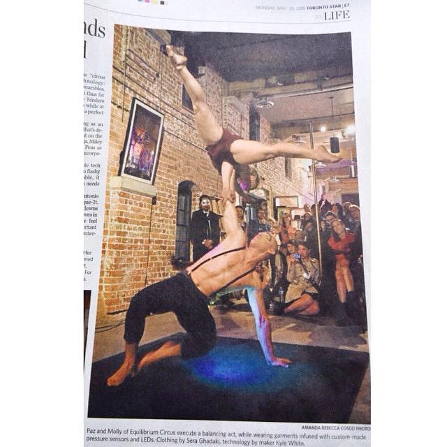 thenoteworthys's tweet photo. Designer @SeraGhadaki was featured in this Monday’s edition of the Toronto Star! #FashionFriday #CirqueIt http://t.co/sfnHxOsOaa
