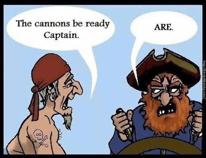 The cannons be ready, Captain #are
