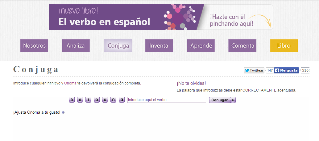 casualabb's tweet photo. #Onoma: conjugador de verbos en español
http://t.co/ELJL6kMtZe http://t.co/KRy9TjnseX