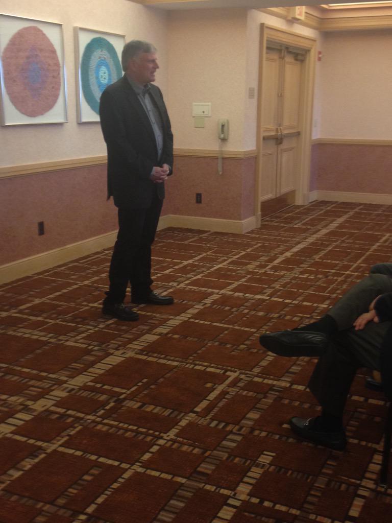 Franklin Graham here in Jacksonville #jaxfest