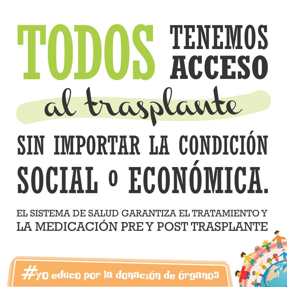 ACILALATINOAMER's tweet photo. Todos tenemos acceso al transplate sin importar la condiciòn social o econòmica.
Por la igualdad y derechos de todos http://t.co/G8NQ9m6MpS