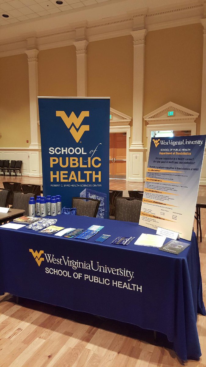 WVUBiostat's tweet photo. Hey #NCCWSL15 students: Come check out the WVU #Biostatistics table (Booth #8) TODAY from 11:30a – 1:30p! http://t.co/vYH5mjyel5