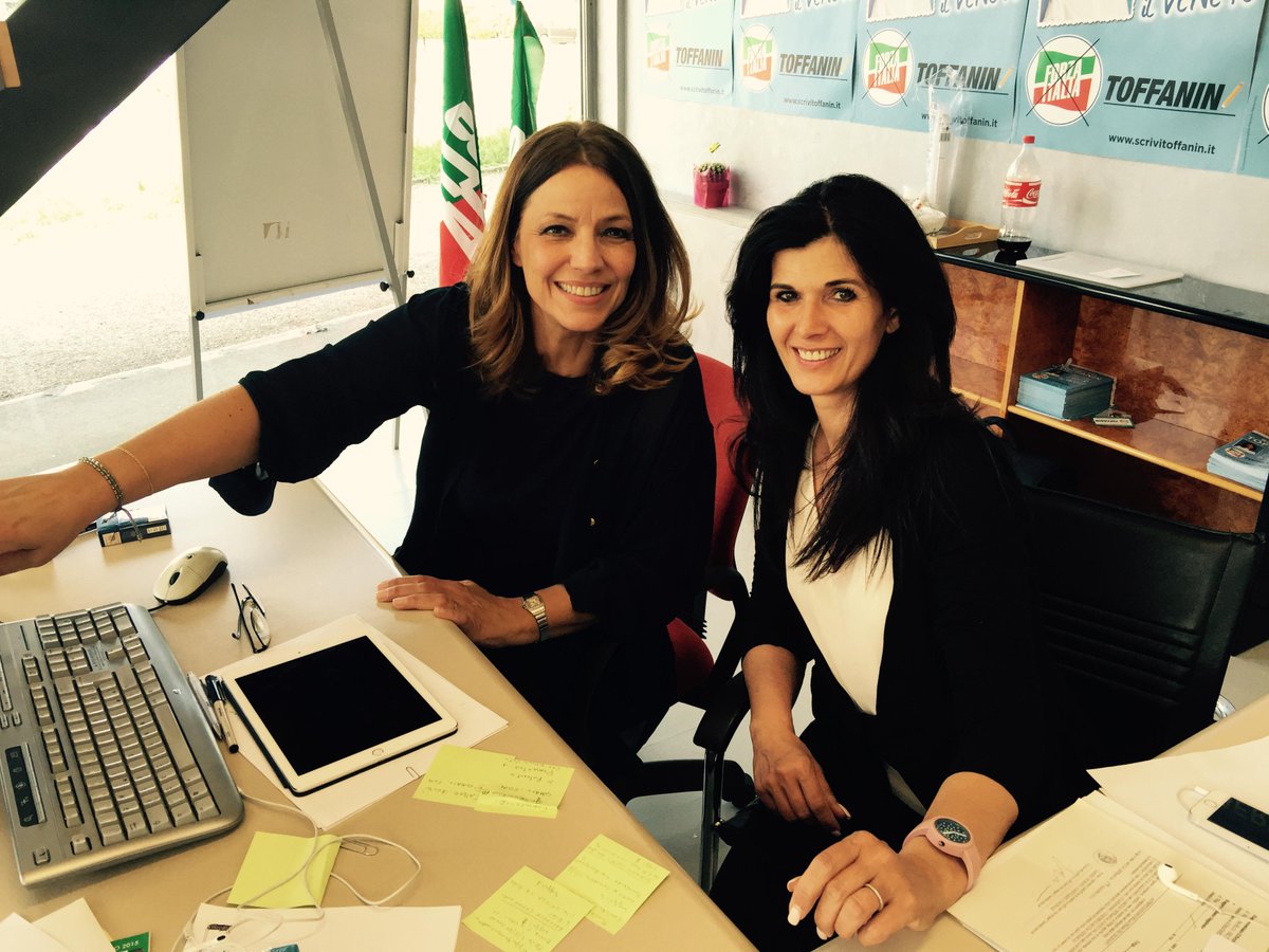 EGardini's tweet photo. Operative per ultime ore di campagna elettorale!! Domenica a Padova e provincia vota Forza Italia e @scrivitoffanin http://t.co/4767eq4b55