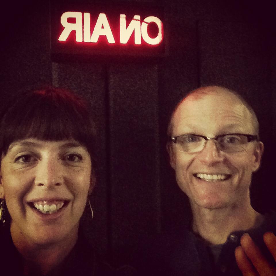 JWoodsSK's tweet photo. Me &amp; @DANreportsCBC pre-interview/ post-him-nearly-knocking-me-unconscious. Ready! @ritornellofest #Ritornello7 #yxe http://t.co/f8GYWW6vrO