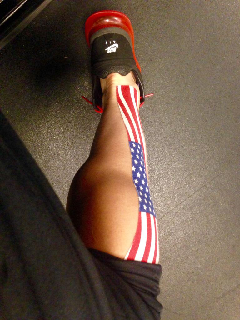 emasar3's tweet photo. When you know you play for a team in Texas ... #physiotape #nojk #DashOn http://t.co/yW7KqUnoYg