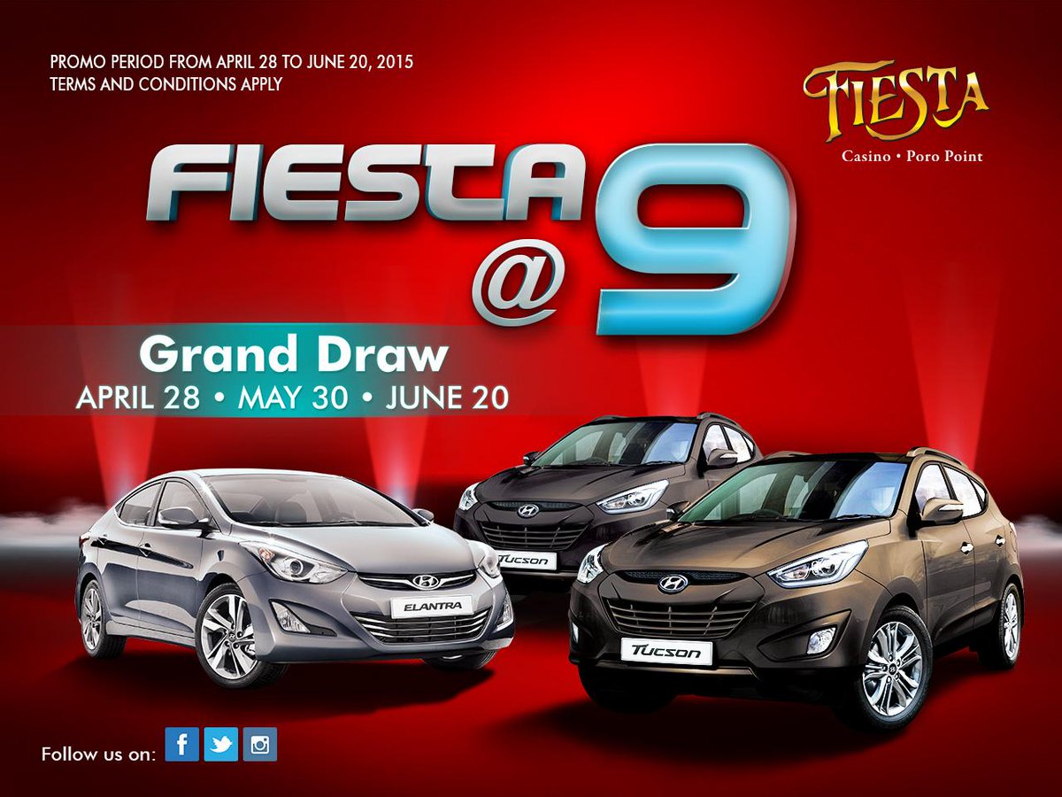 ThunderbirdPH's tweet photo. Drive home a brand new #HyundaiTucson today at the Fiesta @ 9 draw of #FiestaCasino #PoroPoint! #whereluckfindsyou http://t.co/QcHnNAGtVA