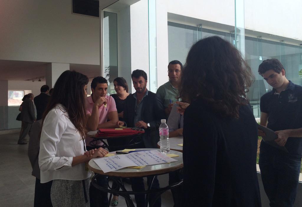 Collectionair_'s tweet photo. In conversation with amazing young tunisian entrepreneurs @BardoMusee @thinkers_doers #Jaou #TunisianArt http://t.co/otvWAJKbOr
