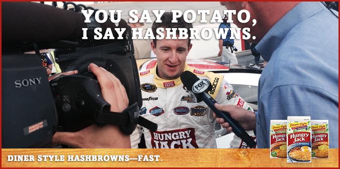 Want 2 watch <a href="/AJDinger/">AJ Allmendinger</a> from the pit? You could win big. Info &amp; rules: bit.ly/hjfuel #HashbrownsFast #Entry