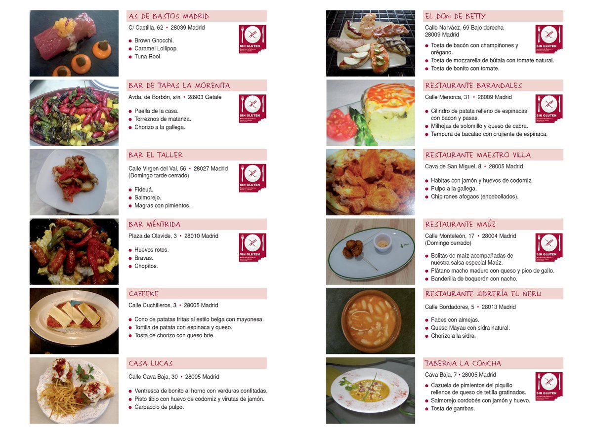 Celikatessen's tweet photo. 2 planes gastronómicos este finde: ruta de tapas #singluten y @M_Productores A ver qué hay #singluten + #sinlácteos http://t.co/zauhWS85Fp